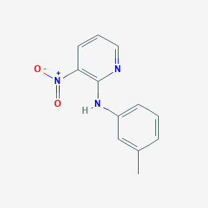 molecular formula C12H11N3O2 B8371915 (3-Nitropyridin-2-yl)-m-tolylamine 