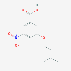 molecular formula C12H15NO5 B8371939 3-iso-Pentyloxy-5-nitrobenzoic acid 