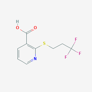 2-(3,3,3-Trifluoro-propylsulfanyl)-nicotinic acid