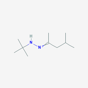 molecular formula C10H22N2 B8371970 Methyl isobutyl ketone t-butylhydrazone CAS No. 32818-94-3