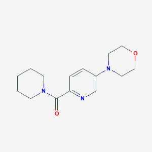 4-[6-(Piperidin-1-ylcarbonyl)pyridin-3-yl]morpholine