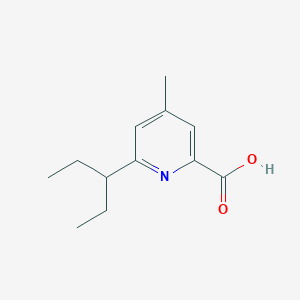 6-(1-Ethyl-propyl)-4-methyl-pyridine-2-carboxylic acid