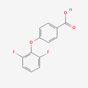 molecular formula C13H8F2O3 B8372027 4-(2,6-Difluorophenoxy)benzoic acid 