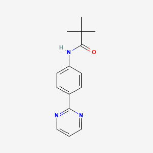 B8372100 N-(4-(2-pyrimidinyl)phenyl)-2,2-dimethylpropanamide CAS No. 240139-83-7