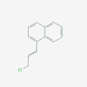 molecular formula C13H11Cl B8372293 3-(1-Naphthyl)allyl chloride 