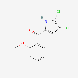 molecular formula C12H9Cl2NO2 B8372302 2-(2-Methoxybenzoyl)-4,5-dichloropyrrole 