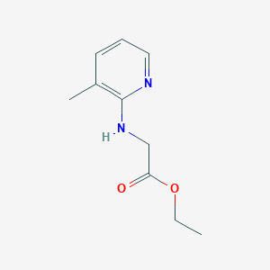 molecular formula C10H14N2O2 B8372451 ethyl-N-(3-methylpyridinyl)glycinate 