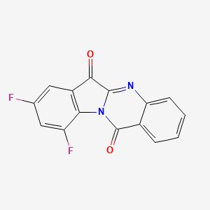8,10-Difluoroindolo[2,1-b]quinazoline-6,12-dione