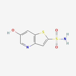 2-Sulfamoyl-6-hydroxythieno[3,2-b]pyridine