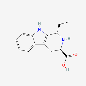 (1RS,3SR)-trans-1-ethyl-1,2,3,4-tetrahydro-beta-carboline-3-carboxylic acid