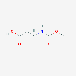 3-[(Methoxycarbonyl)amino]butanoic acid