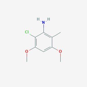 2-Chloro-3,5-dimethoxy-6-methyl-phenyl-amine