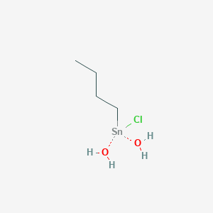 molecular formula C4H13ClO2Sn B083728 氢氧化丁基氯二锡烷 CAS No. 13355-96-9