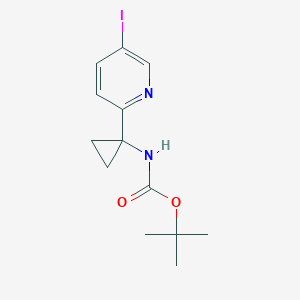 [1-(5-Iodo-pyridin-2-yl)-cyclopropyl]-carbamic acid tert-butyl ester
