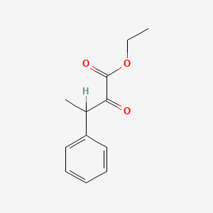 molecular formula C12H14O3 B8372923 ethyl(RS)-2-oxo-3-phenylbutyrate 