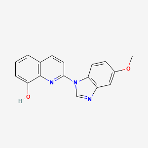 2-(5-Methoxy-benzoimidazol-1-yl)-quinolin-8-ol