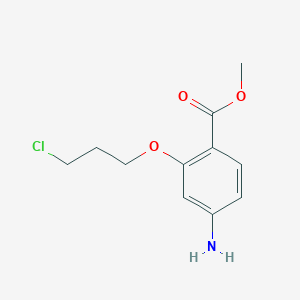 Methyl 4-amino-2-(3-chloropropoxy)benzoate
