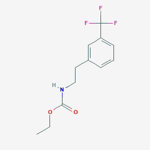 molecular formula C12H14F3NO2 B8373047 [2-(3-Trifluoromethyl-phenyl)-ethyl]-carbamic acid ethyl ester 