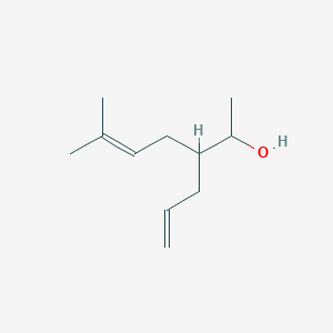molecular formula C11H20O B8373056 3-Allyl-6-methylhept-5-en-2-ol 