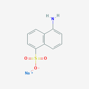 molecular formula C10H8NNaO3S B8373074 Sodium 1-aminonaphthalene-5-sulfonate 