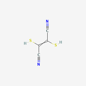 molecular formula C4H2N2S2 B8373454 1,2-Dicyano-1,2-dimercaptoethylene 