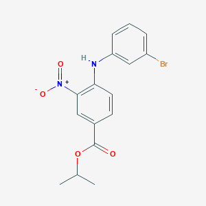 i-Propyl 4-(3-bromophenyl)amino-3-nitrobenzoate
