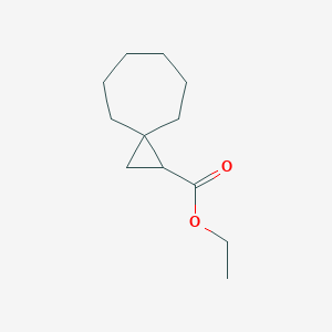 molecular formula C12H20O2 B8373491 Ethyl spiro[2.6]nonane-1-carboxylate 