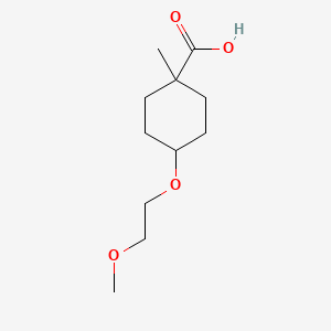 1-Methyl-4-(2-methoxyethoxy)cyclohexanecarboxylic acid