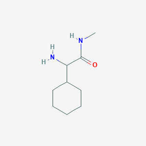 2-amino-2-cyclohexyl-N-methyl-acetamide