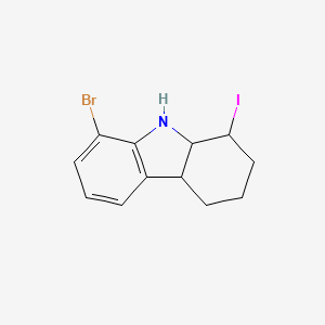 8-Bromo-1-iodo-2,3,4,4a,9,9a-hexahydro-1h-carbazole