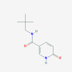 molecular formula C11H16N2O2 B8373625 N-(2,2-dimethyl-propyl)-6-hydroxy-nicotinamide 