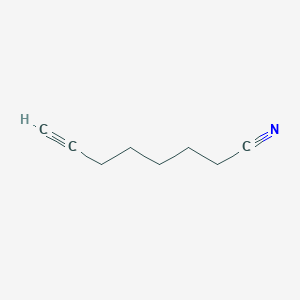 molecular formula C8H11N B8373652 7-Cyano-1-heptyne 