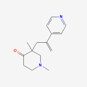 1,3-Dimethyl-3-(2-pyridin-4-yl-allyl)-piperidin-4-one