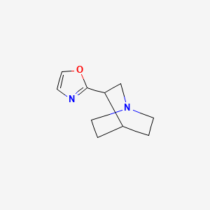 molecular formula C10H14N2O B8373725 3-(2-Oxazolyl)quinuclidine 