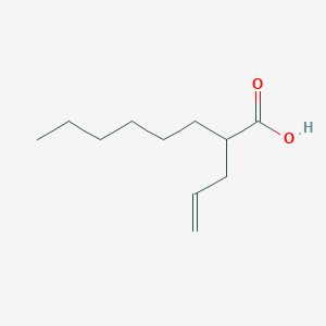 molecular formula C11H20O2 B8373802 2-Allyloctanoic acid 