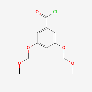 molecular formula C11H13ClO5 B8373938 3,5-Bis(methoxymethoxy)benzoyl chloride 