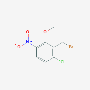 molecular formula C8H7BrClNO3 B8373956 2-Methoxy-6-chloro-3-nitrobenzyl bromide 