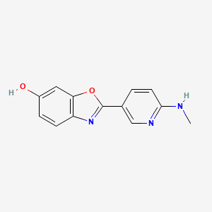 2-[6-(Methylamino)pyridin-3-yl]-1,3-benzoxazol-6-ol