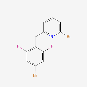 2-Bromo-6-(4-bromo-2,6-difluorobenzyl)pyridine