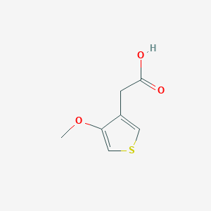 molecular formula C7H8O3S B8373999 4-Methoxy-3-thiophenylacetic acid 