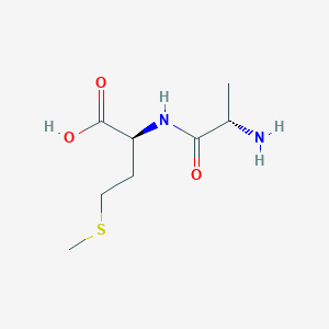 molecular formula C8H16N2O3S B083740 L-丙氨酰-L-蛋氨酸 CAS No. 14486-05-6