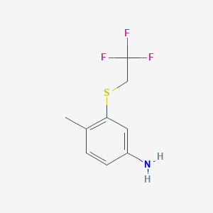 4-Methyl-3-(2,2,2-trifluoroethylthio)aniline
