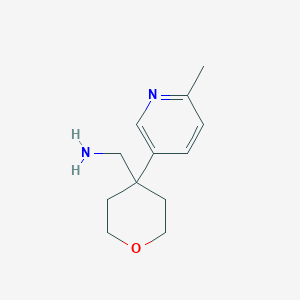 C-[4-(6-methylpyridin-3-yl)-tetrahydropyran-4-yl]methylamine