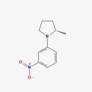 (S)-2-methyl-1-(3-nitrophenyl)pyrrolidine