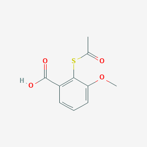2-Acetylthio-3-methoxybenzoic acid