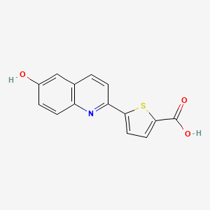 5-(6-Hydroxyquinolin-2-yl)thiophene-2-carboxylic acid