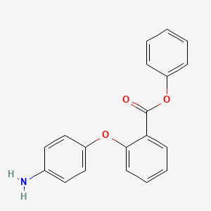 molecular formula C19H15NO3 B8374264 Phenyl 2-(4-aminophenoxy)benzoate CAS No. 89076-20-0