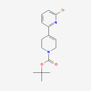 molecular formula C15H19BrN2O2 B8374267 tert-Butyl 6-bromo-3',6'-dihydro-2,4'-bipyridine-1'(2'H)-carboxylate 