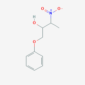 molecular formula C10H13NO4 B8374285 3-Nitro-1-phenoxy-butan-2-ol 