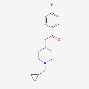 molecular formula C17H22FNO B8374329 DUP-734 free base CAS No. 135135-80-7